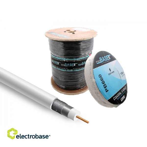 Coaxial cable, ProBase™, RG6U, 1000m