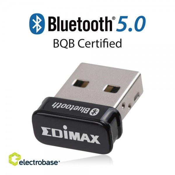 Edimax Bluetooth 5.0 Nano USB Adapter BT-8500 BQB certified