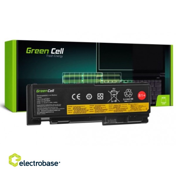Green Cell Battery for Lenovo ThinkPad T420s T420si / 14,4V 3600mAh image 1