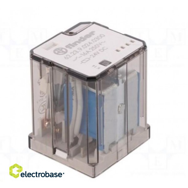 Relee: elektromagnetiline | 3PST-NO | Uspiraal: 24VDC | 16A/250VAC | 1930. aasta