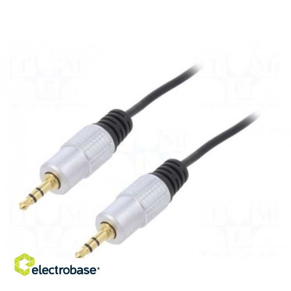 Cable | Jack 3.5mm plug,RCA plug x2 | 2m | Plating: gold-plated