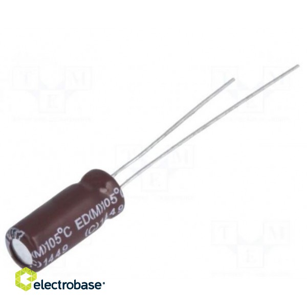 Capacitor:electrolytic | low impedance | THT | 2200uF | 50VDC | ±20%