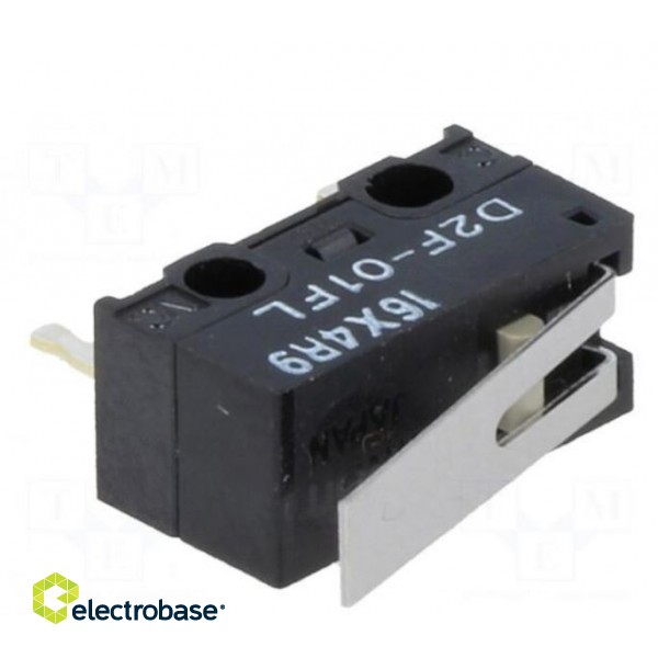 Microswitch SNAP ACTION | withlever | SPDT | 1A/125VAC | 0.1A/30VDC