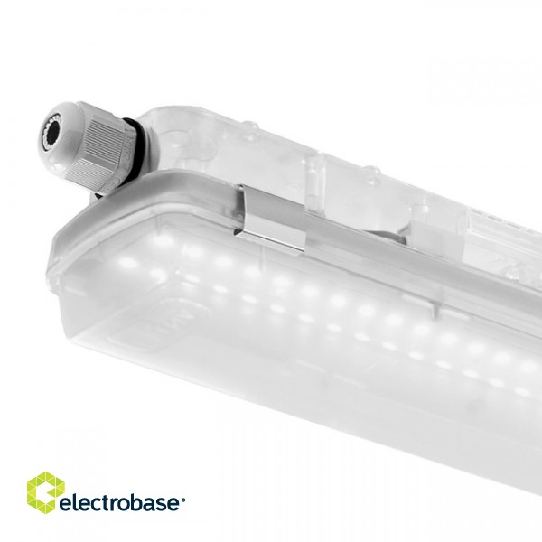 Fermu gaismekļi TYTAN 2 LED CHEMO IP66/ IK09 4550lm 28W STANDARD I cl 1152x85x80 MAT image 3