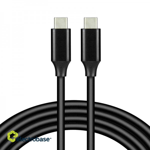 Cable USB-C PD 3.1 Gen2 E-Marker 100cm everActive CBS-1CCD Power Delivery 5A 100W 10Gbps 4K60Hz UHD paveikslėlis 1