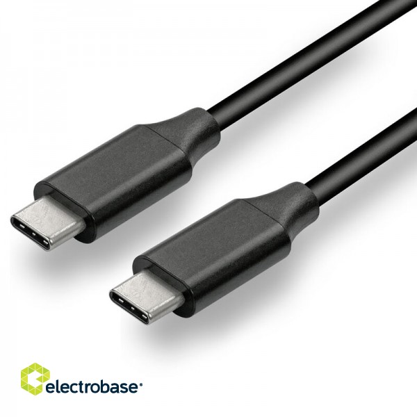 Cable USB-C PD 3.1 Gen2 E-Marker 100cm everActive CBS-1CCD Power Delivery 5A 100W 10Gbps 4K60Hz UHD paveikslėlis 2