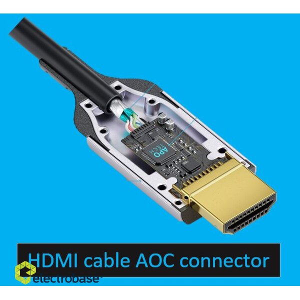 HDMII AOC kabeļa konektors electrobase.lv