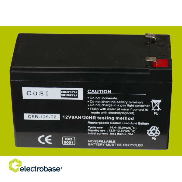 12v 9Ah akumulators UPS electrobase.lv