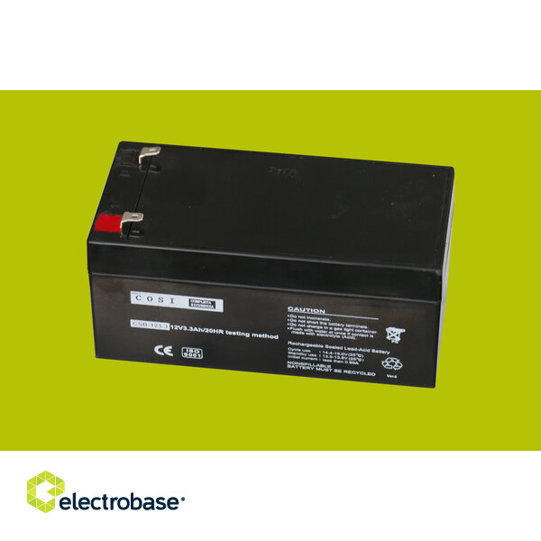 12v 1.3Ah battery COSI electrobase.lv