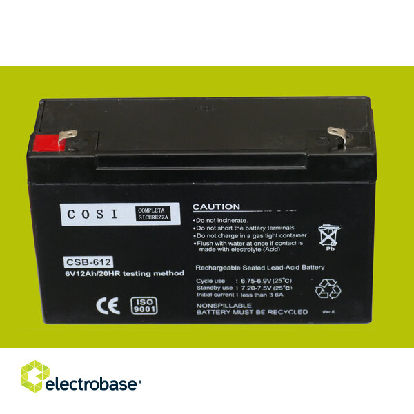 6V 12Ah battery electrobase.lv