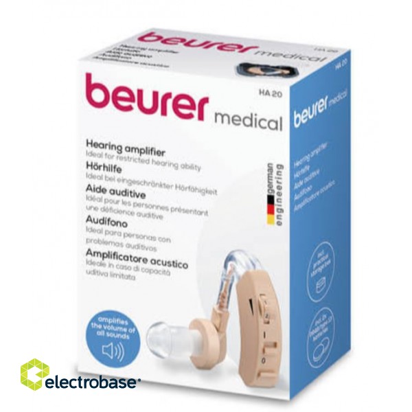 Beurer medical dzirdes aparāts HA20 | Ergonomisks dzirdes pastiprinātājs ar auss kanāla regulēšanu 5