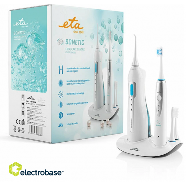 ETA Oral care centre (sonic toothbrush+oral irrigator) ETA 2707 90000 For adults