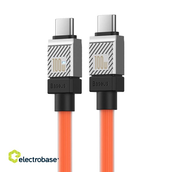 CoolPlay Cable USB-C to C 100W 2m Orange 2