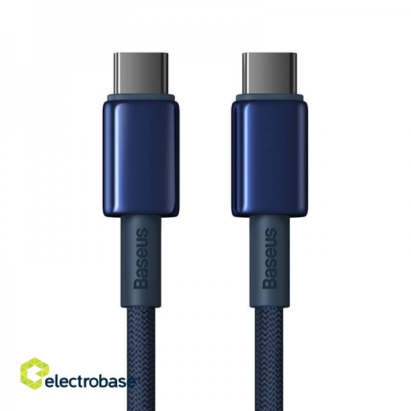 Tungsten Charging Cable USB-C to USB-C 100W 1m Blue 22
