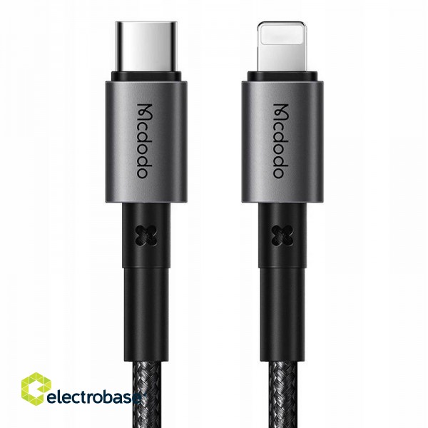 USB-C kabelis uz Lightning Mcdodo CA-2851, 36 W, 2 m (melns) 33