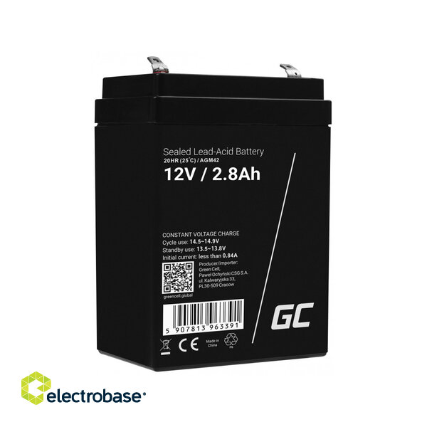 Akumulators 12V 2.8Ah electrobase.lv