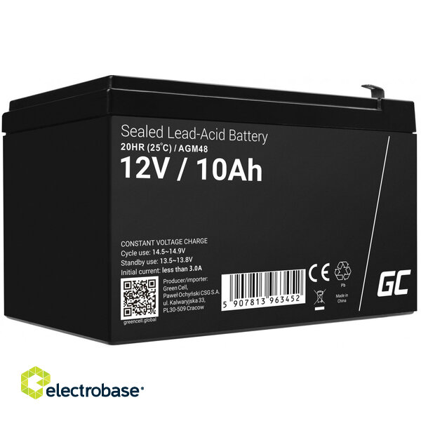 12V akumulators 10Ah electrobase.lv