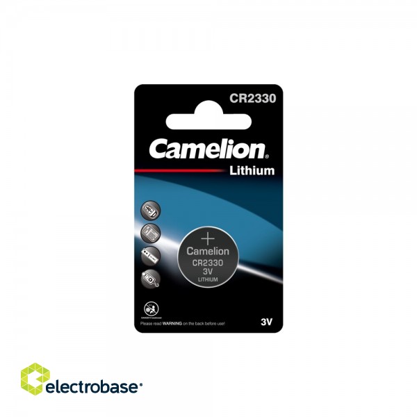 CR2330 baterijas Camelion litija iepakojumā 1 gb.