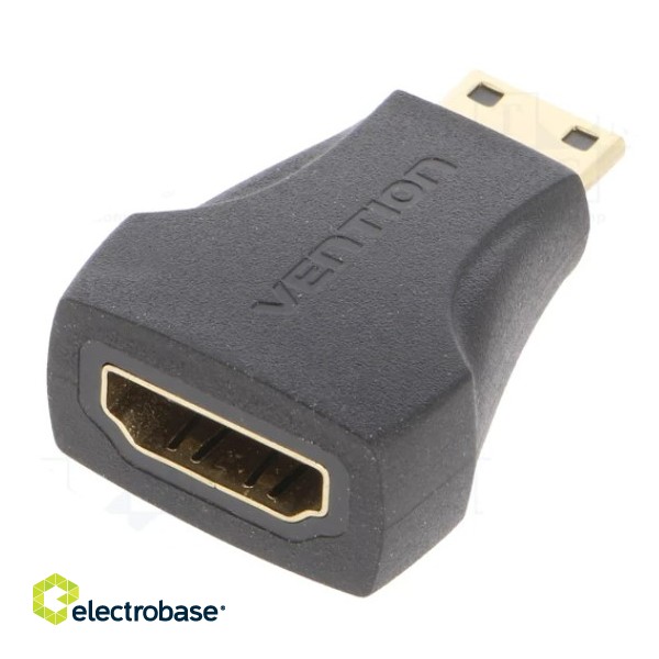 Adapter HDMI socket Female / mini HDMI plug Male black Vention AISB0-DE