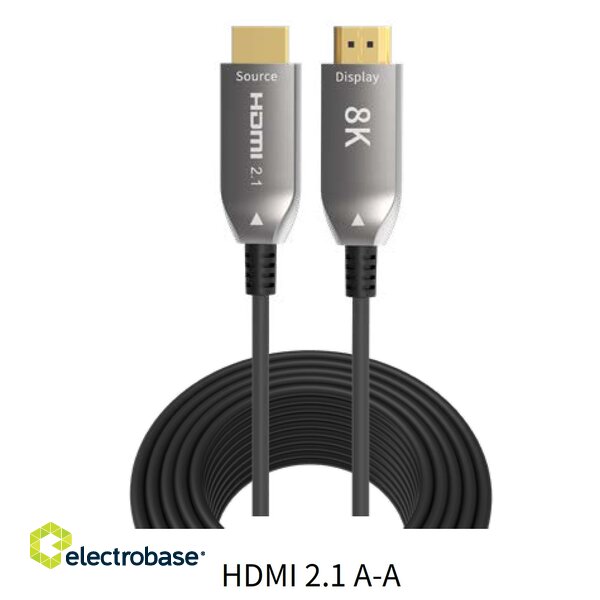 HDMI optiskais kabelis versija 2.1 20m 