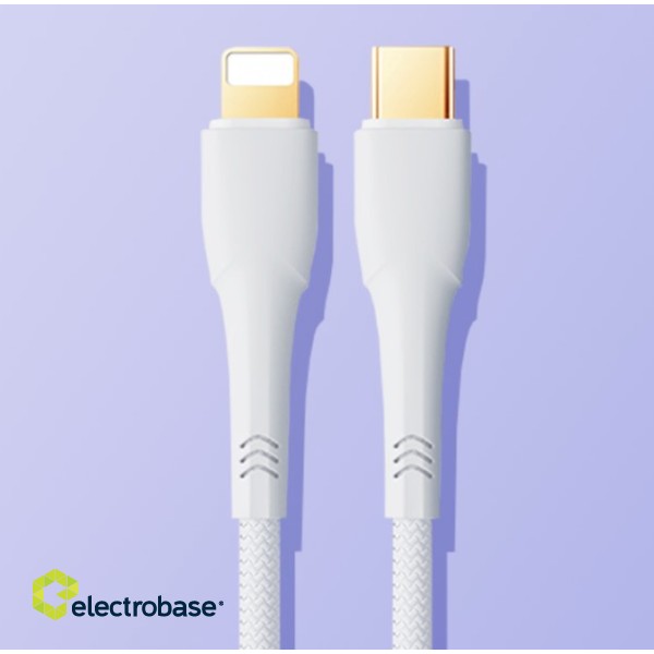 Remax Bosu USB-C to Lightning cable, 1.2m, 20W (white)