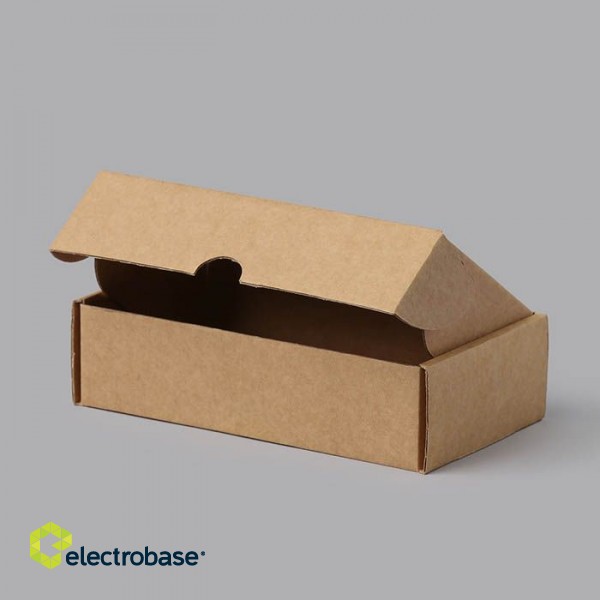 Mikro gofrētā kartona kastes 180x100x50mm, brūnas, 14E (FEFCO 0427)