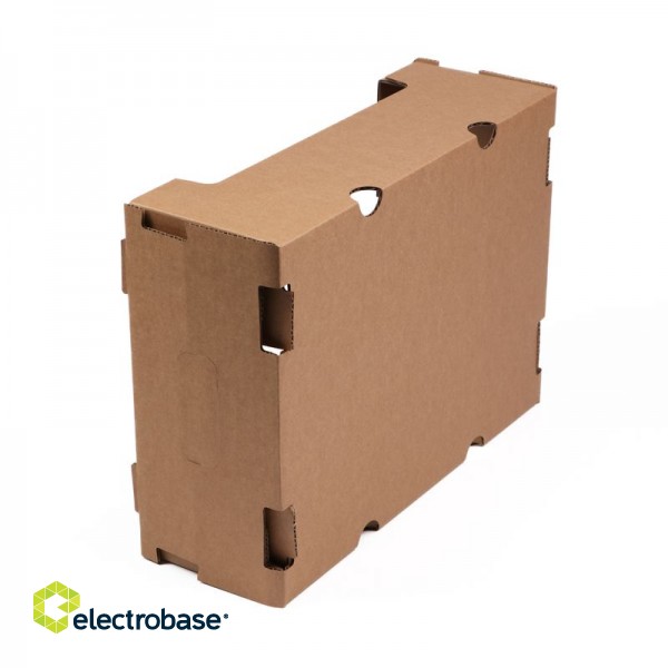 Gofrētā kartona kastes 370x275x130mm, brūnas, iepakojumā 20gab. 2