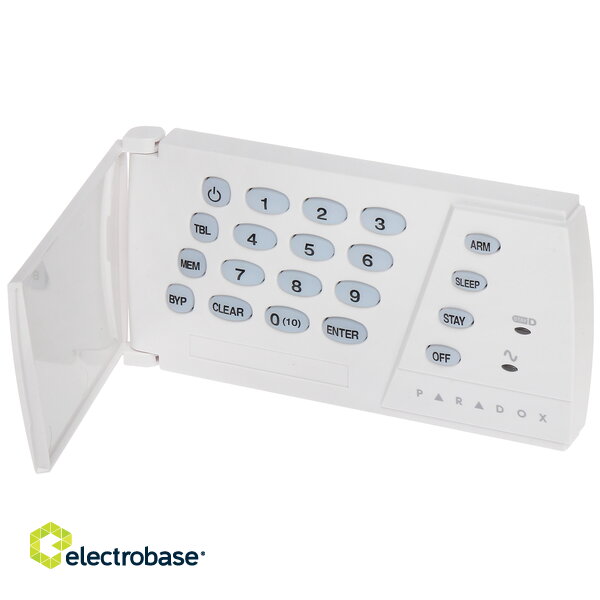  Compatible with SP and MG series panels 1 Zone LED buttons represent up to 10 zones Stay D