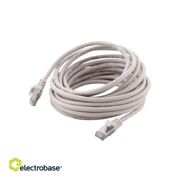 Patch cord : Patch Tinklo Kabelis : Patch cable : 10m | CAT6 | FTP | STP | 10 m | ElectroBase® paveikslėlis 3