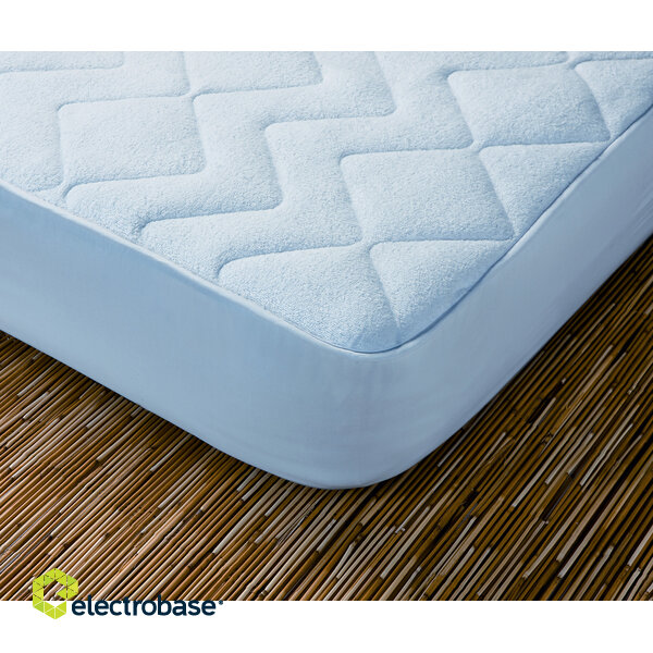 Mattress protector Kamasana Sanipur 90x200,quilted, double-sided with "winter-summer" effect image 1