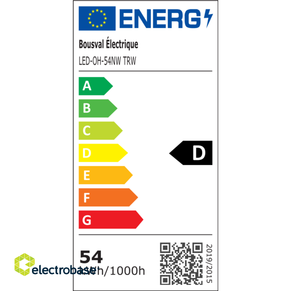 LED armatūra 54W 7560lm 140lm/w 4000K IP65 1570x85x73mm Tridonic image 2