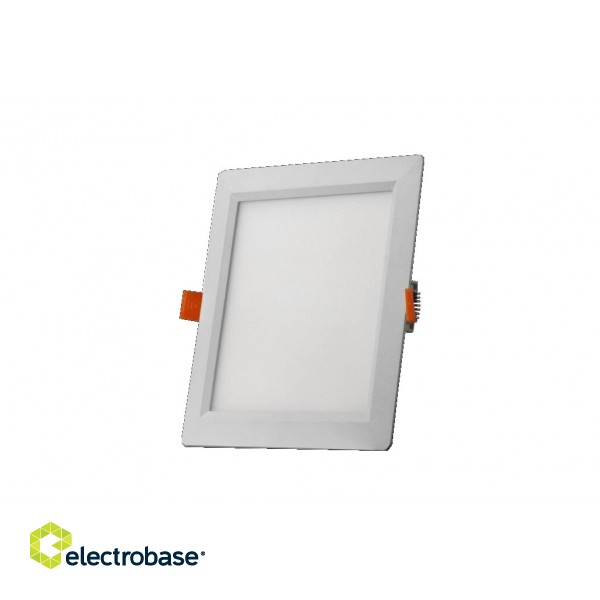 LED light panel. Square shape 6W 4000K 118x118x29mm with built-in control unit image 2