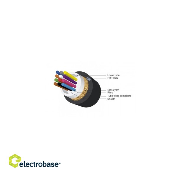 Optical fiber cable - 24 fibers electrobase.lv