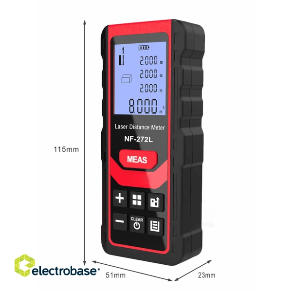 NOYAFA NF-272L Laser Distance Meter With 99% Precision and Audio Prompt 5