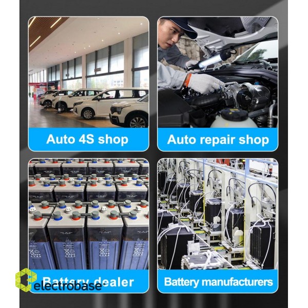 Automobilių sistemų ir baterijų daugiafunkcis testeris - analizatorius paveikslėlis 2