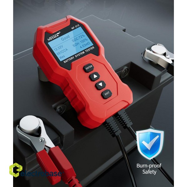 Automobilių sistemų ir baterijų daugiafunkcis testeris - analizatorius paveikslėlis 19