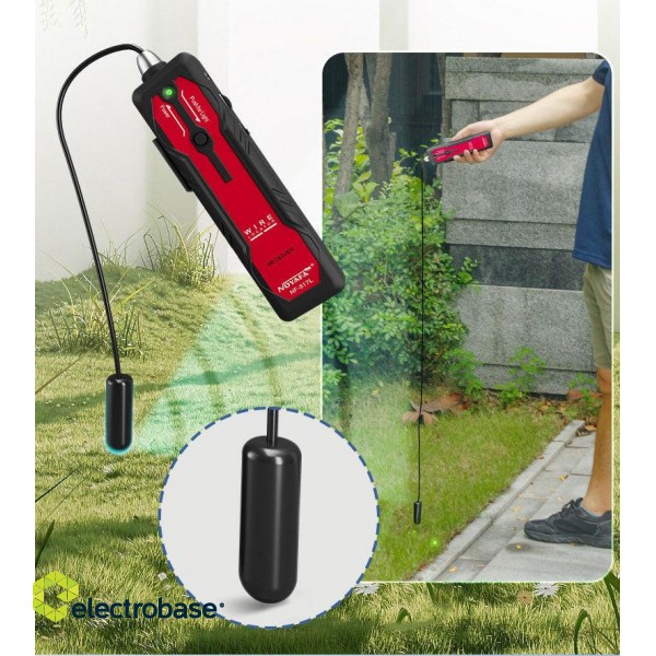Underground and in-wall wire locator | Detects pipes, wires, metals | Li-Ion battery image 3