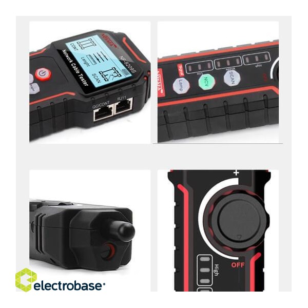 Multifunctional Cable Tester | Cable Length, POE Test | Port Check | Cable Scan image 2