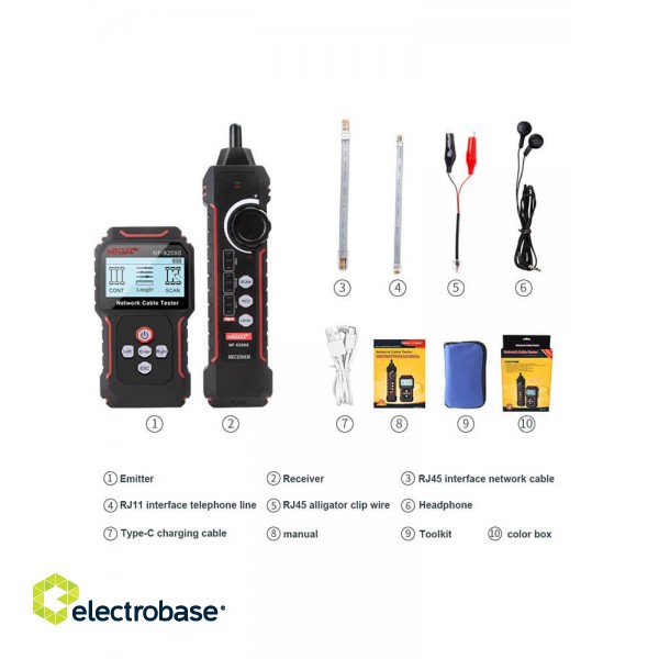 Multifunctional Cable Tester | Cable Length, POE Test | Port Check | Cable Scan image 9