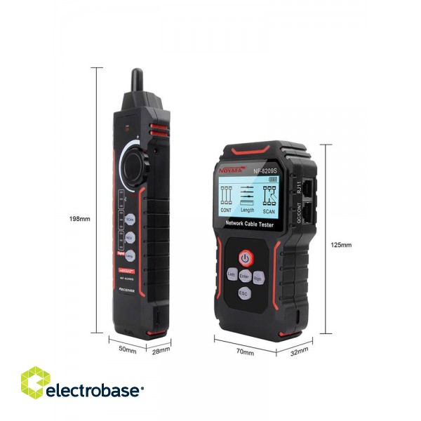 Multifunctional Cable Tester | Cable Length, POE Test | Port Check | Cable Scan image 10