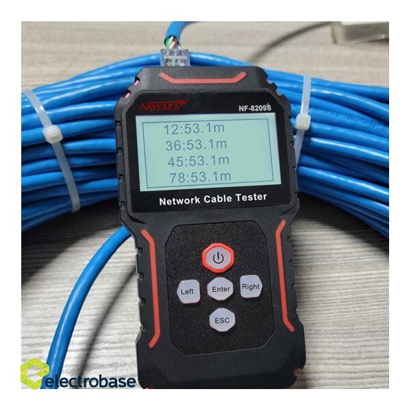 Multifunctional Cable Tester | Cable Length, POE Test | Port Check | Cable Scan image 11