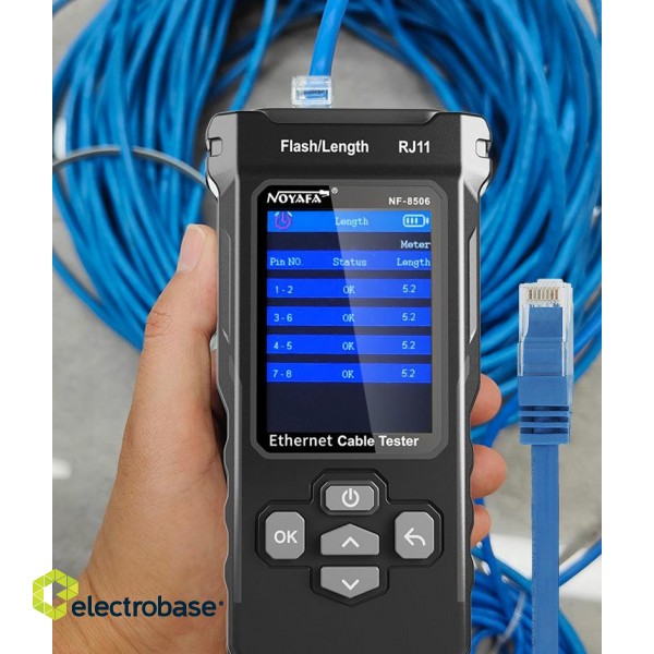 Multifunctional Cable Tester | Cable Length, POE, PING Test | Port Check image 4
