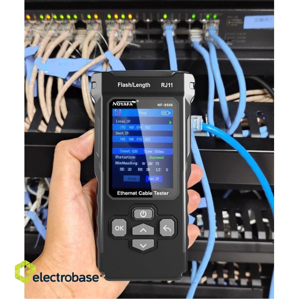 Multifunctional Cable Tester | Cable Length, POE, PING Test | Port Check image 9