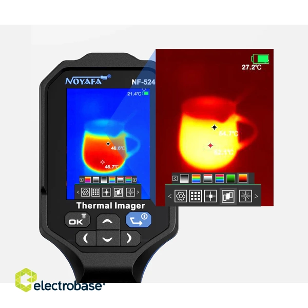 NOYAFA NF-524 Precision Detector: Multifunctional Thermal Imager for Real-Time Fault Localization and Smart Temperature Monitoring 2