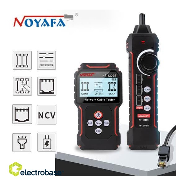 Multifunctional Cable Tester | Cable Length, POE Test | Port Check | Cable Scan image 15