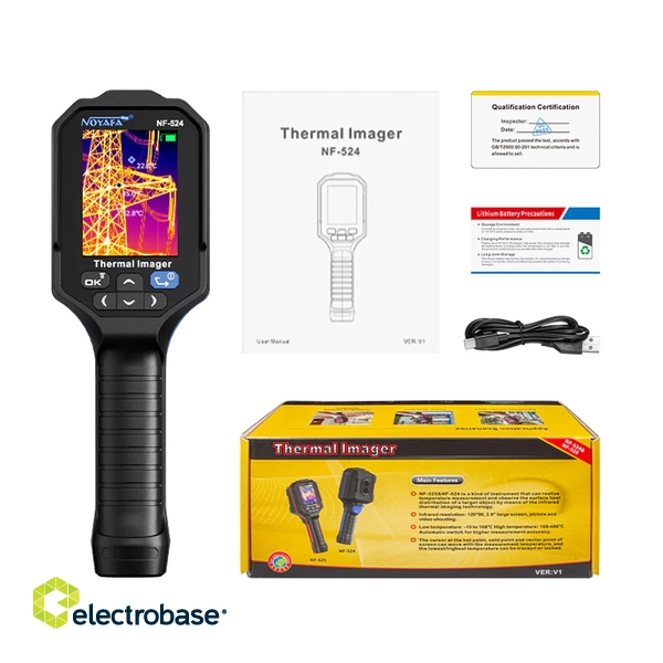 NOYAFA NF-524 Precision Detector: Multifunctional Thermal Imager for Real-Time Fault Localization and Smart Temperature Monitoring 9