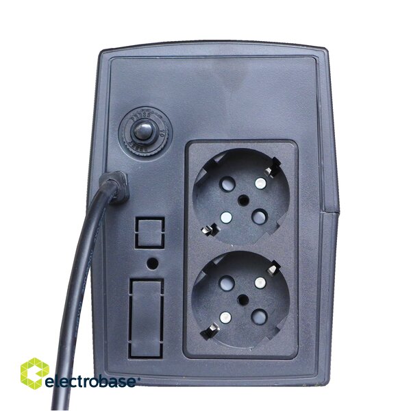850VA / 510W Line-Interactive UPS, LED signal, battery 1*8Ah, 100*280*140 image 4