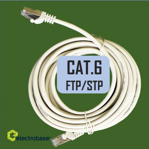 Komutācijas kabelis CAT6 FTP | Patch cord | electrobase.lv