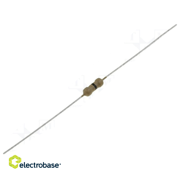 Resistor: carbon film | THT | 4.7? | 0.25W | ±5% | Ø2.3x6mm | axial | CF1/4W-4R7