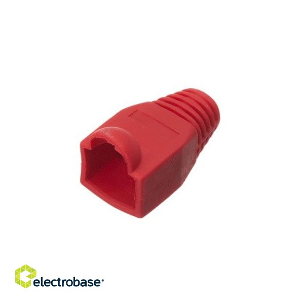 Boot for RJ 45 plug/ RED colour, Nordmark Structured LAN Cabling system